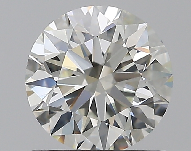 0.9 CaratJ-VS1 EX Cut Round Diamond