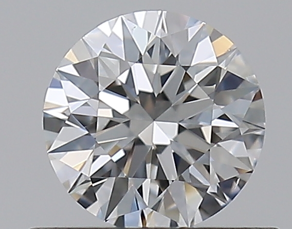 0.5 CaratE-VS2 EX Cut Round Diamond