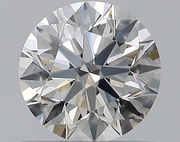 0.76 CaratH-VS1 EX Cut Round Diamond