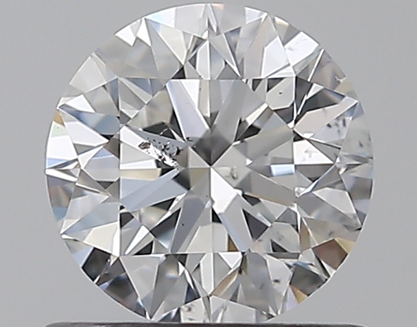 0.76 CaratF-SI2 EX Cut Round Diamond
