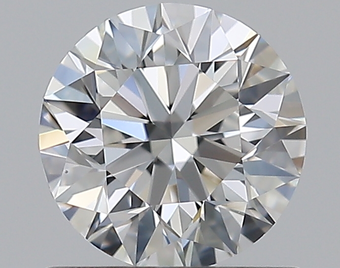 0.73 CaratF-VS2 EX Cut Round Diamond