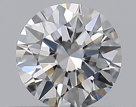 0.33 CaratF-VVS2 EX Cut Round Diamond