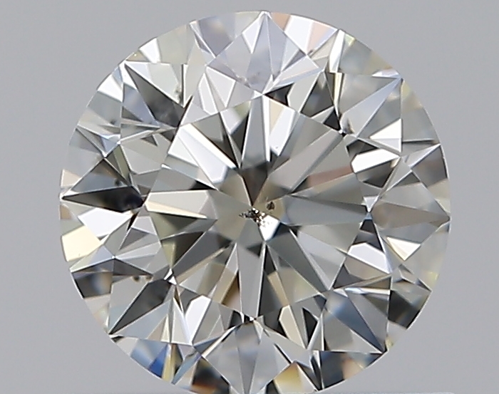 0.7 CaratJ-SI1 EX Cut Round Diamond