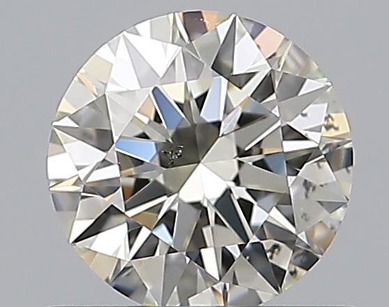 0.52 CaratK-SI1 EX Cut Round Diamond