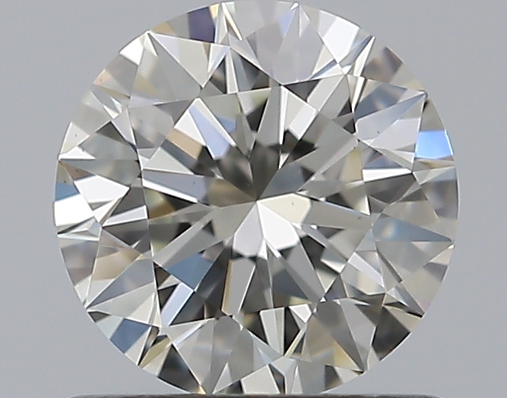 0.8 CaratJ-VS1 EX Cut Round Diamond