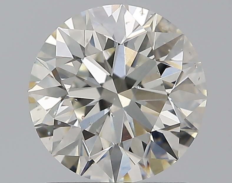 1.5 CaratJ-SI1 EX Cut Round Diamond