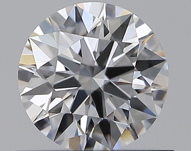 0.58 CaratD-VVS1 EX Cut Round Diamond