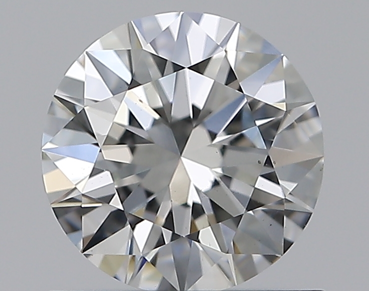 0.76 CaratG-SI1 EX Cut Round Diamond