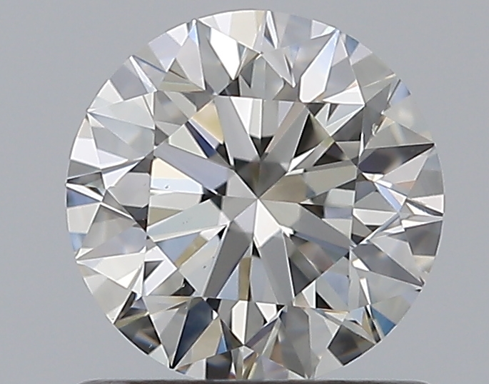 0.8 CaratI-VS2 EX Cut Round Diamond