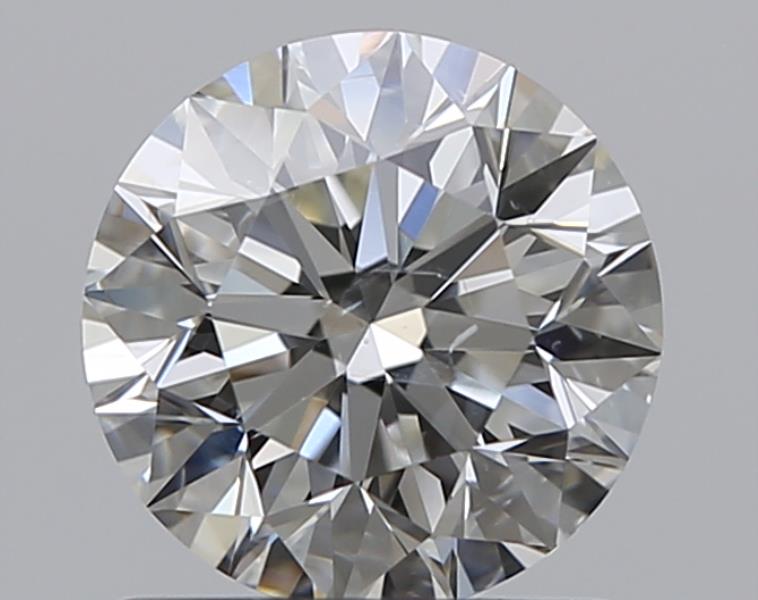 0.96 CaratH-SI2 EX Cut Round Diamond
