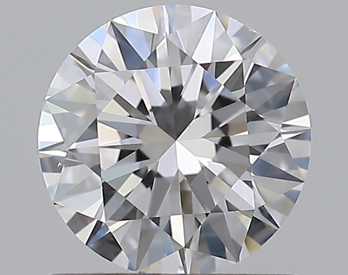 0.77 CaratD-VS2 EX Cut Round Diamond