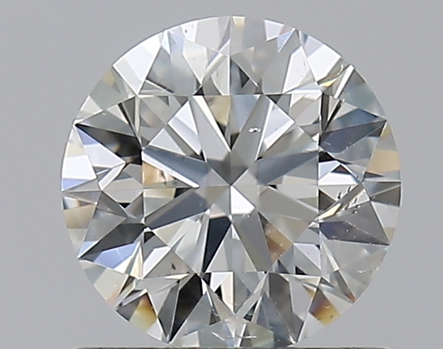0.77 CaratH-SI2 EX Cut Round Diamond