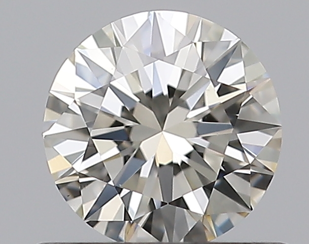 0.5 CaratJ-VS2 EX Cut Round Diamond