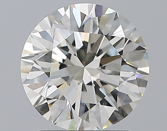 2 CaratJ-VS2 EX Cut Round Diamond
