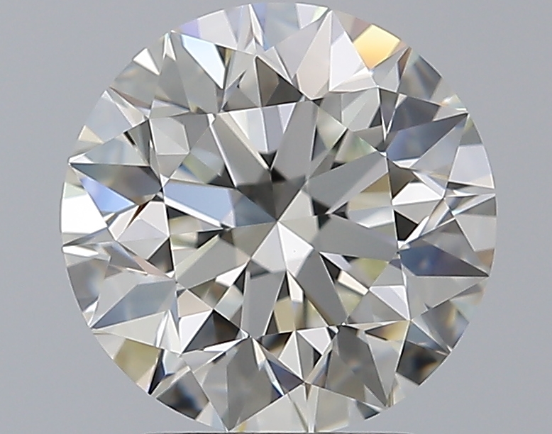 2.5 CaratJ-VS1 EX Cut Round Diamond