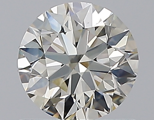 0.81 CaratJ-SI1 EX Cut Round Diamond