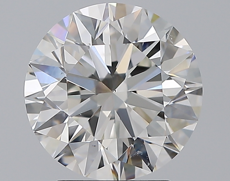 3.01 CaratH-SI1 EX Cut Round Diamond