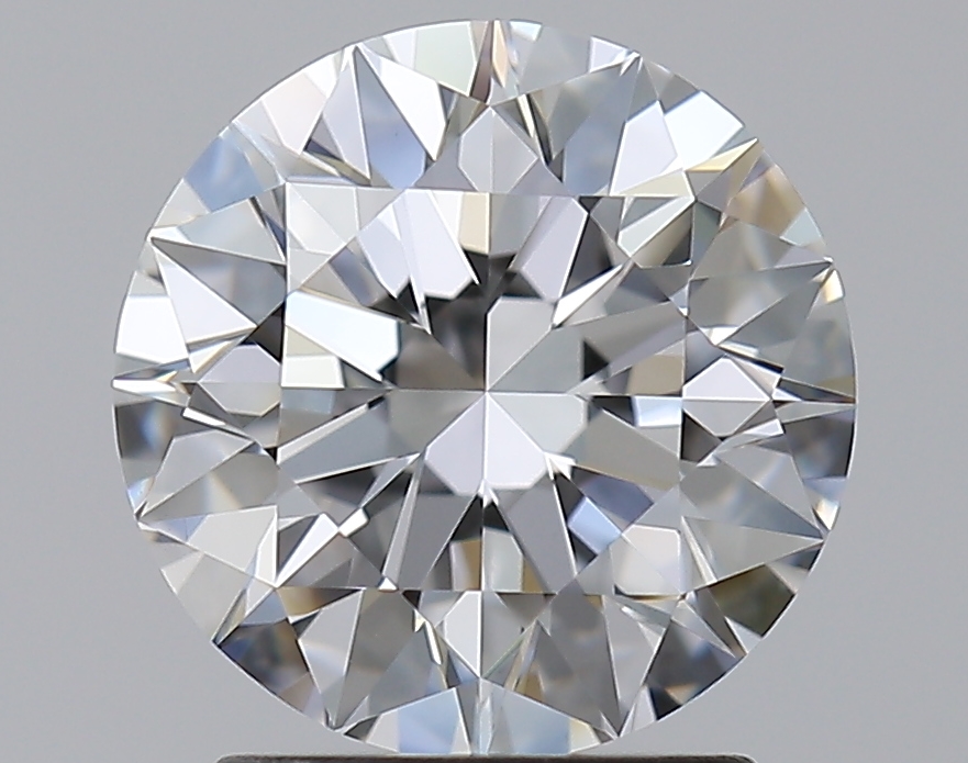 2.01 CaratE-VVS2 EX Cut Round Diamond