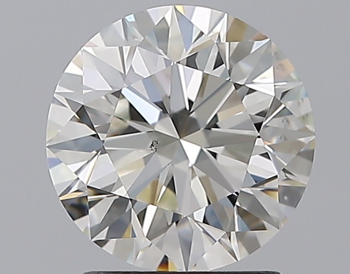 2.01 CaratJ-SI1 EX Cut Round Diamond