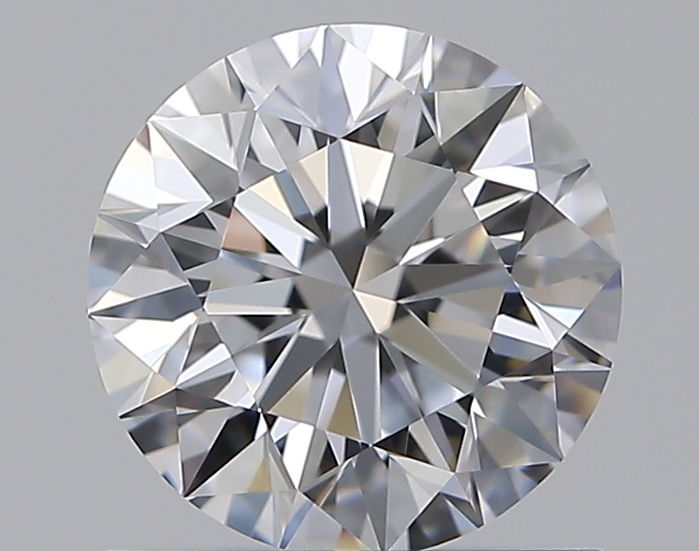 0.91 CaratD-VVS1 EX Cut Round Diamond