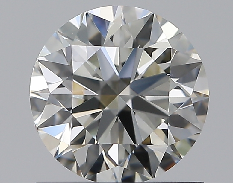 0.9 CaratJ-VS1 EX Cut Round Diamond