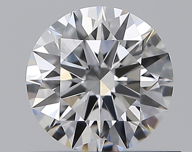 0.53 CaratD-VVS2 EX Cut Round Diamond