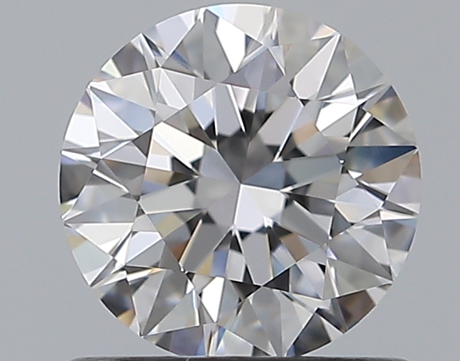 0.76 CaratD-VVS2 EX Cut Round Diamond
