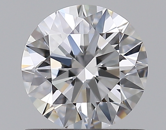 0.71 CaratD-VS2 EX Cut Round Diamond