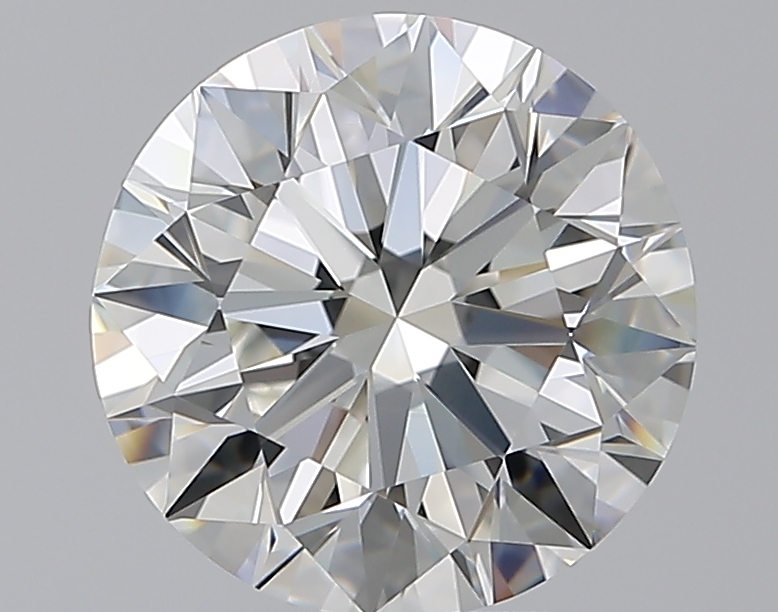 4.01 CaratH-VVS1 EX Cut Round Diamond