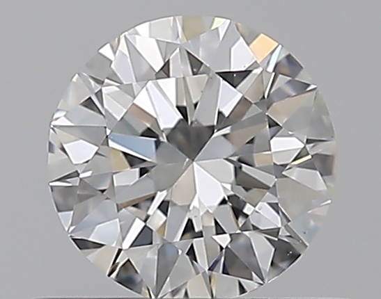 0.5 CaratF-VS2 EX Cut Round Diamond