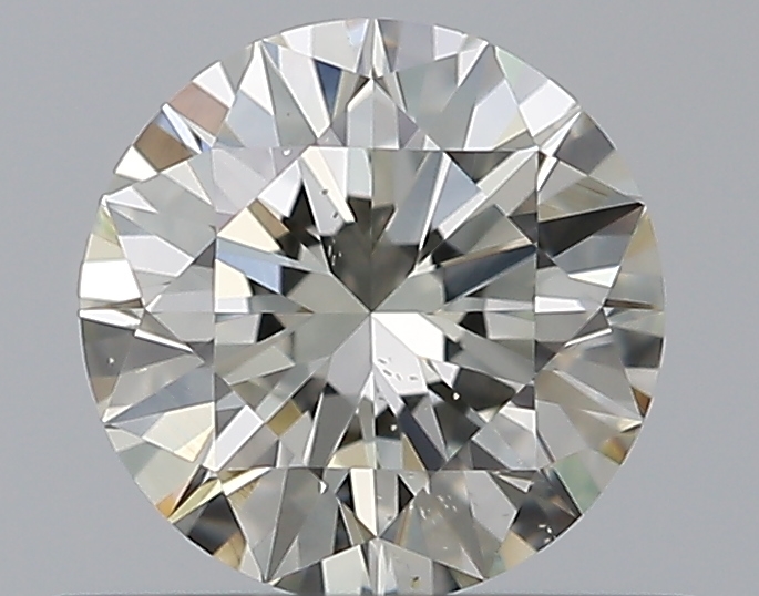 0.52 CaratK-SI1 EX Cut Round Diamond