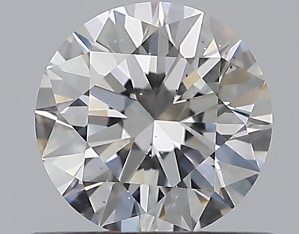 0.53 CaratE-SI1 EX Cut Round Diamond