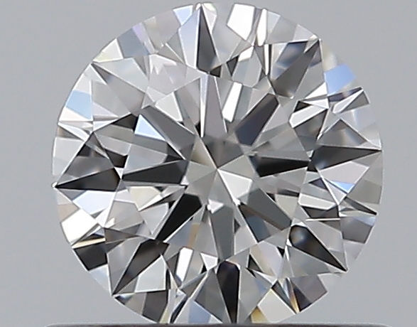 0.52 CaratE-VVS1 EX Cut Round Diamond