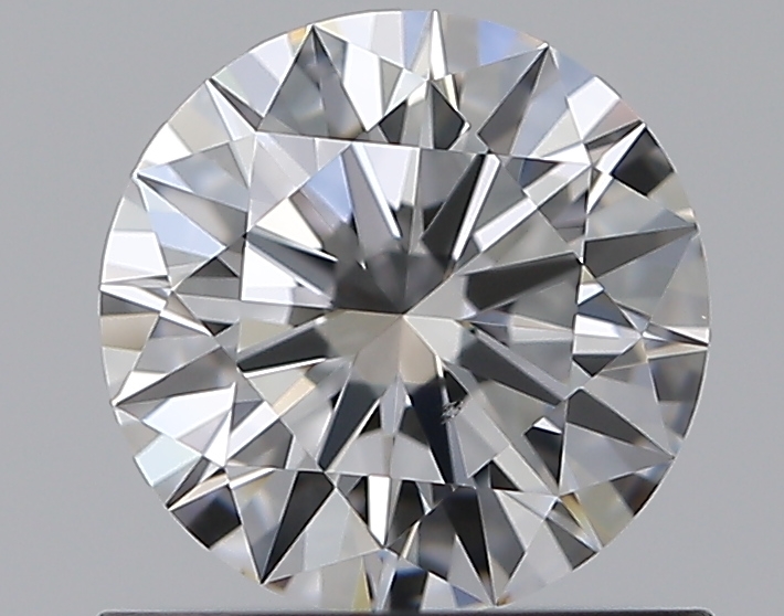 0.72 CaratF-VS2 EX Cut Round Diamond