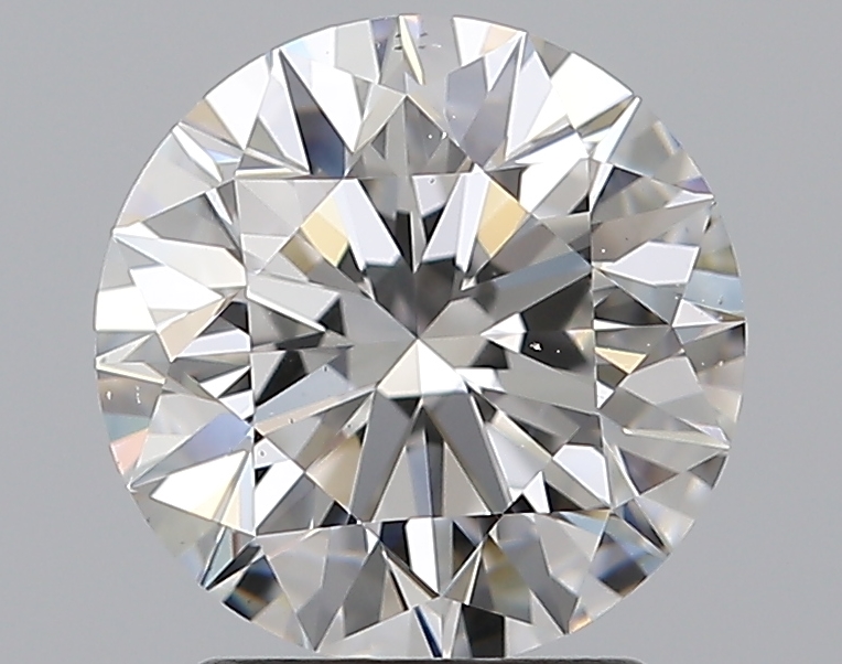 2.01 CaratE-VS2 EX Cut Round Diamond
