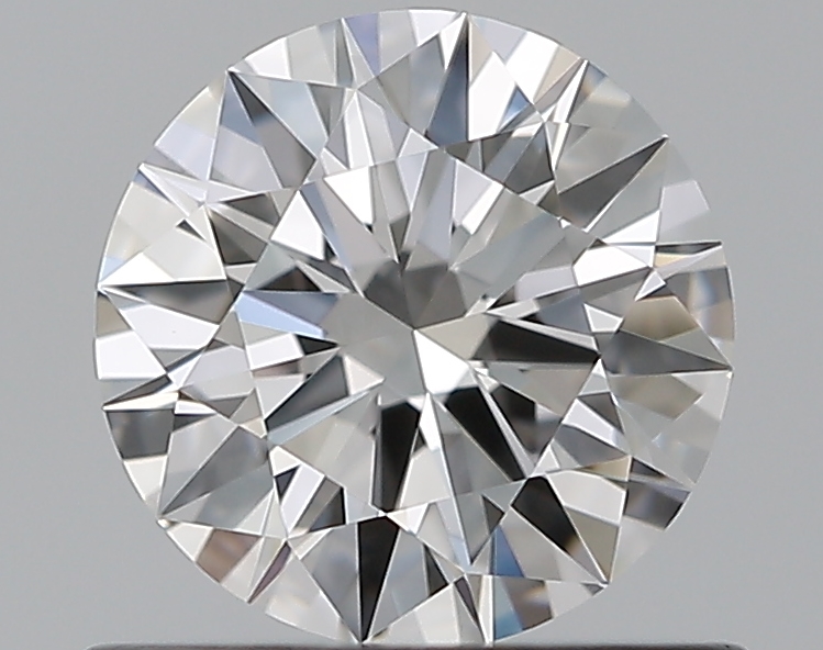0.66 CaratE-IF EX Cut Round Diamond