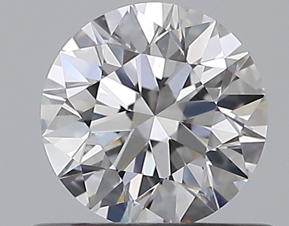 0.53 CaratD-VS2 EX Cut Round Diamond