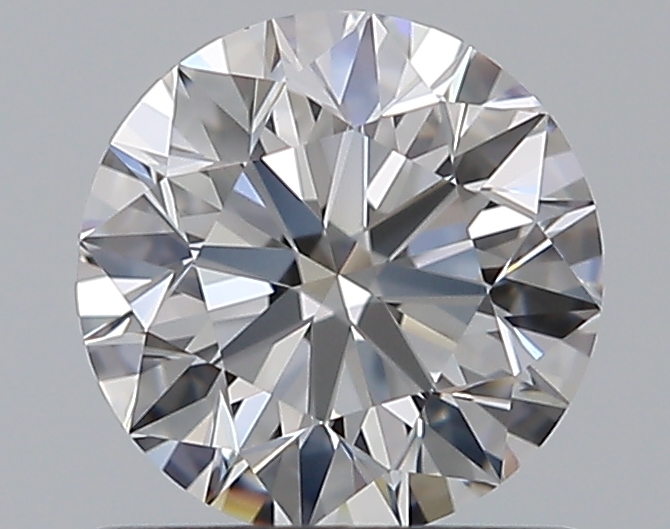 0.8 CaratE-VVS2 EX Cut Round Diamond