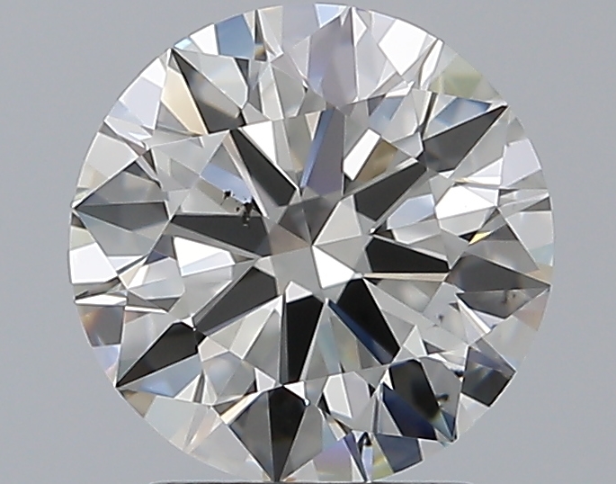 2.01 CaratH-SI1 EX Cut Round Diamond