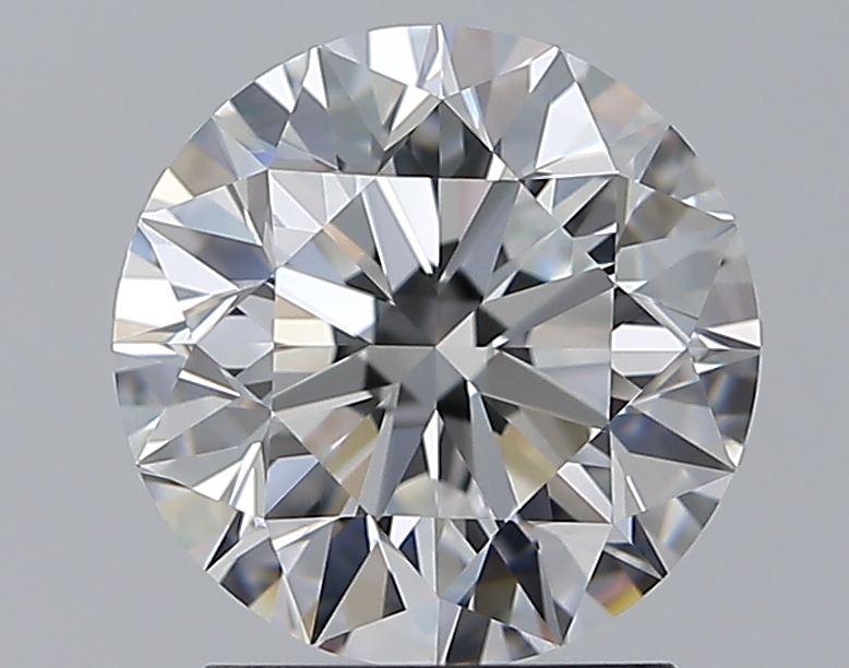 2.01 CaratD-VVS2 EX Cut Round Diamond