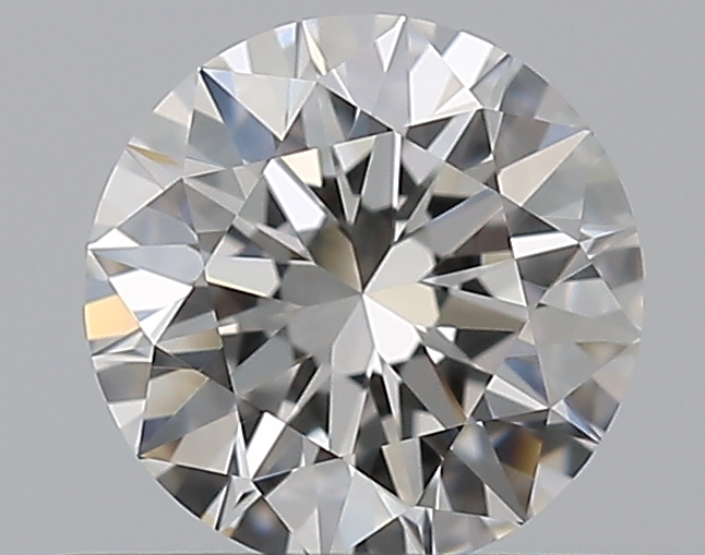 0.5 CaratF-VVS1 EX Cut Round Diamond