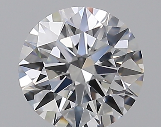 0.5 CaratE-VVS2 EX Cut Round Diamond