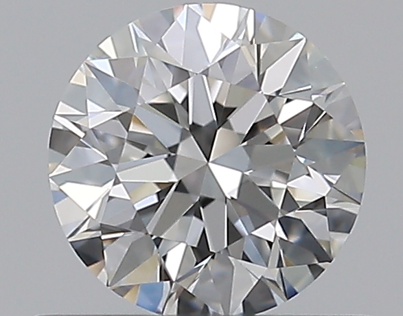0.5 CaratF-VVS2 EX Cut Round Diamond