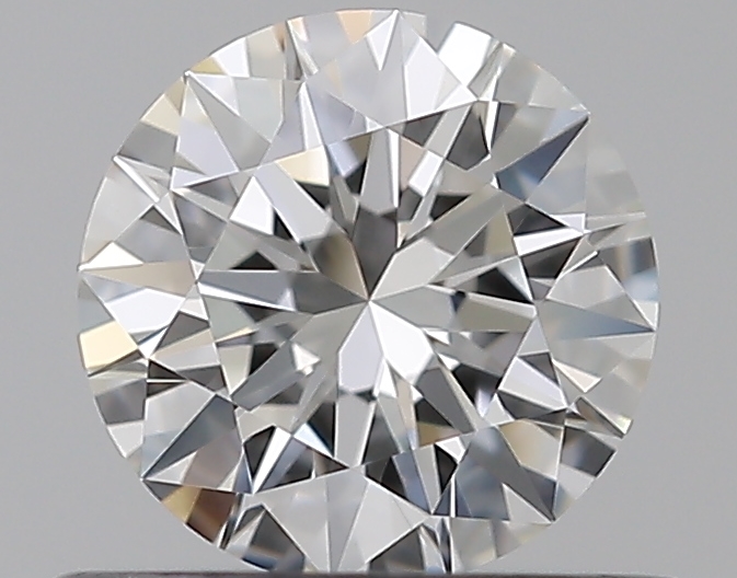 0.53 CaratF-VVS1 EX Cut Round Diamond