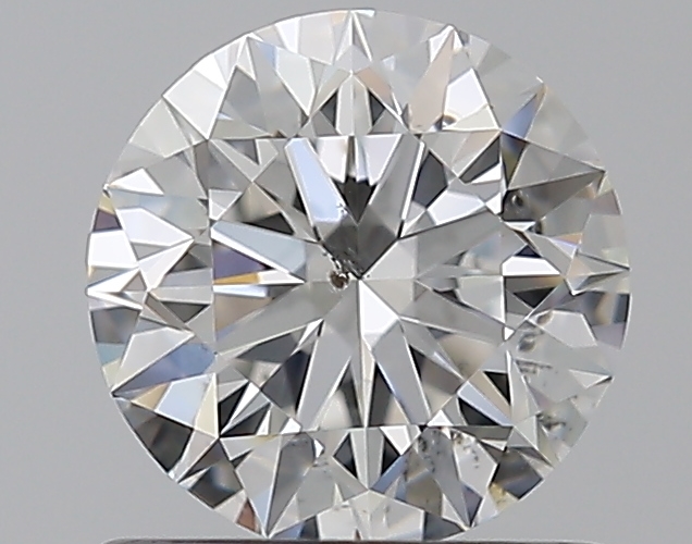 0.9 CaratF-SI2 EX Cut Round Diamond