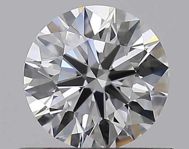 0.5 CaratE-VVS1 EX Cut Round Diamond