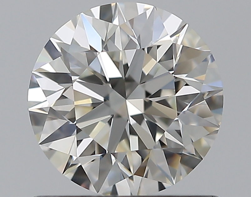 0.9 CaratJ-VVS1 EX Cut Round Diamond