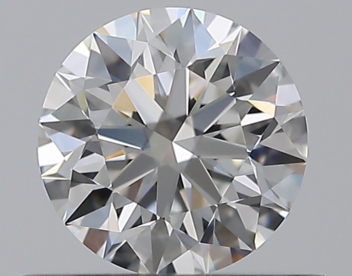 0.53 CaratF-VVS2 EX Cut Round Diamond