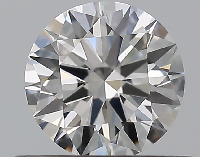 0.5 CaratF-VS1 EX Cut Round Diamond