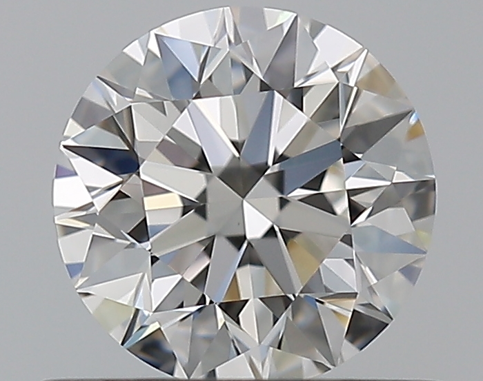0.66 CaratF-VVS2 EX Cut Round Diamond